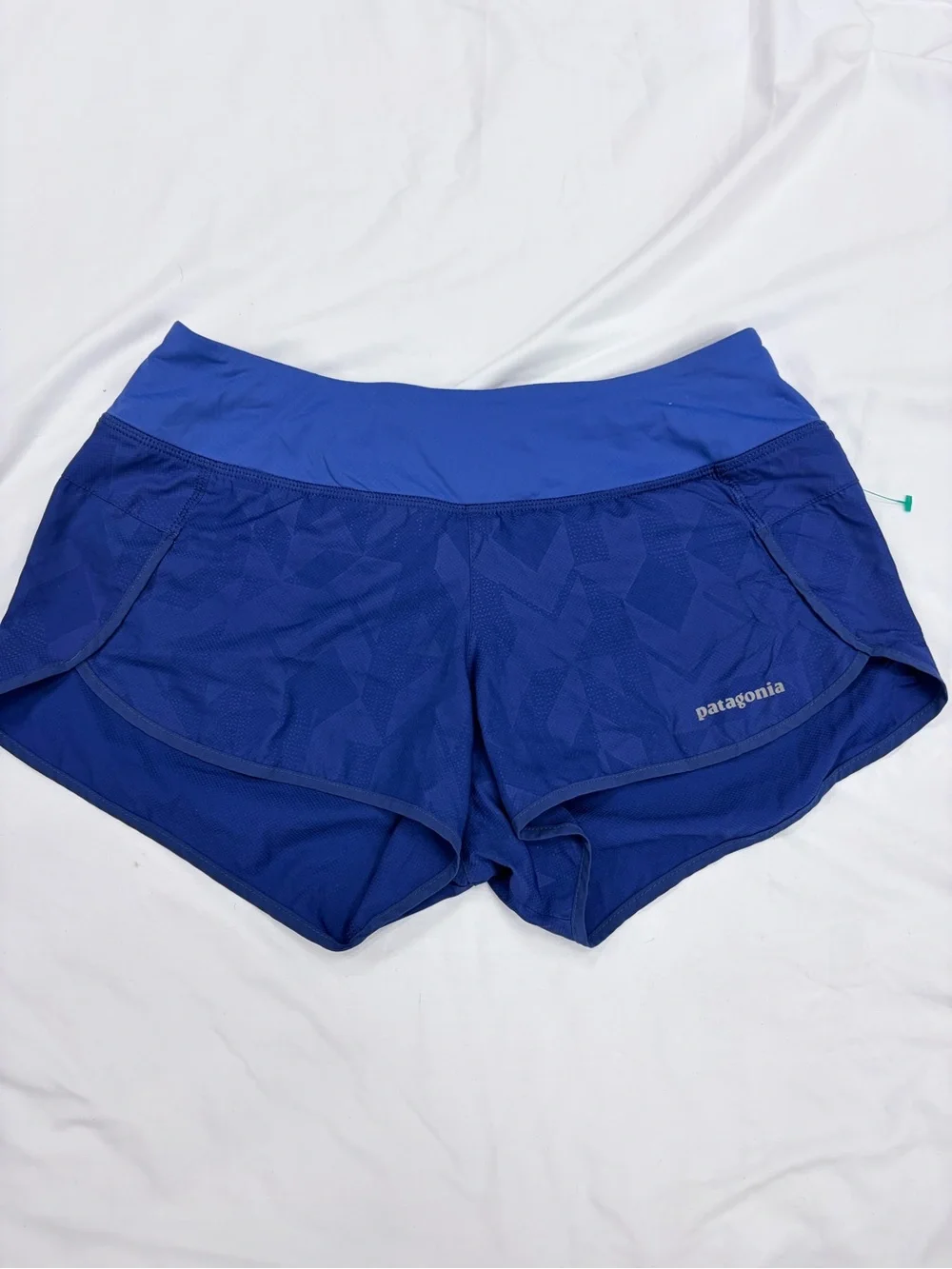 Patagonia Women's Royal Blue Athletic Running Shorts - Picture 1 of 3